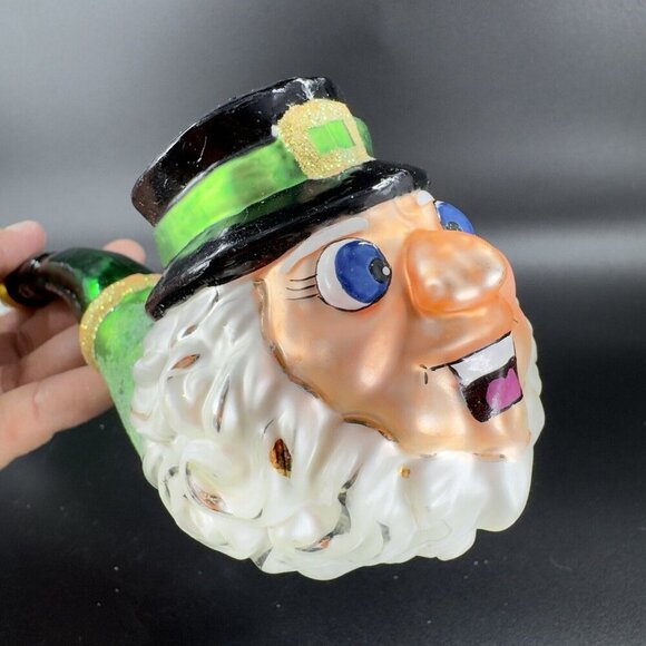 Christopher Radko Lucky Ornament Leprechaun Irish St Patricks W Sticker - Picture 4 of 15
